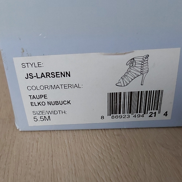 Jessica Simpson Gray Lace-Up Heels - Picture 13 of 13